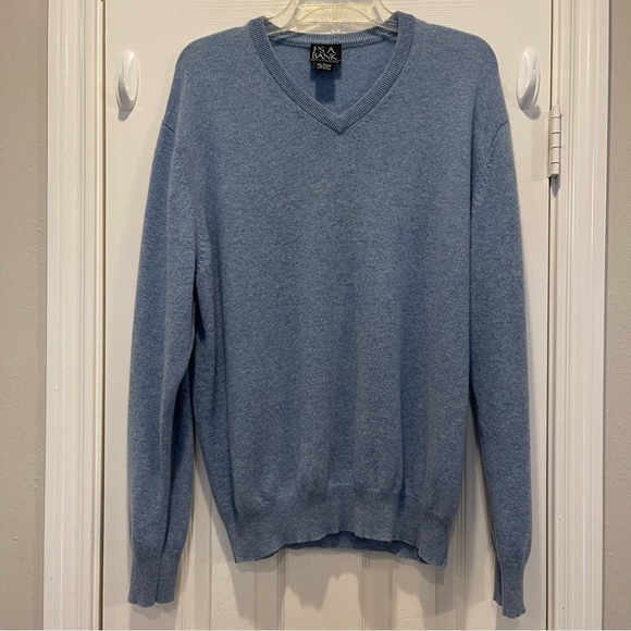 Jos. A. Bank Other - Jos A Bank Cashmere Light Blue Pullover Sweater Size Large Executive Collection